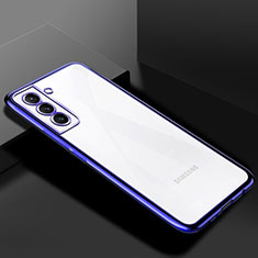 Funda Silicona Ultrafina Carcasa Transparente H02 para Samsung Galaxy S23 5G Azul