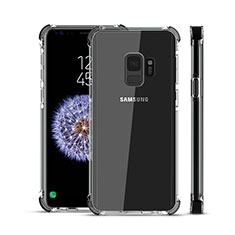 Funda Silicona Ultrafina Carcasa Transparente H02 para Samsung Galaxy S9 Negro