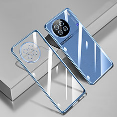 Funda Silicona Ultrafina Carcasa Transparente H02 para Vivo X90 Pro+ Plus 5G Azul