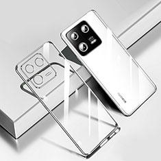 Funda Silicona Ultrafina Carcasa Transparente H02 para Xiaomi Mi 13 5G Plata