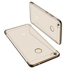 Funda Silicona Ultrafina Carcasa Transparente H02 para Xiaomi Mi Max Oro