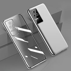 Funda Silicona Ultrafina Carcasa Transparente H02 para Xiaomi Poco F4 5G Plata