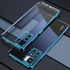 Funda Silicona Ultrafina Carcasa Transparente H02 para Xiaomi Redmi 10 (2022) Azul