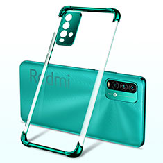 Funda Silicona Ultrafina Carcasa Transparente H02 para Xiaomi Redmi 9 Power Verde