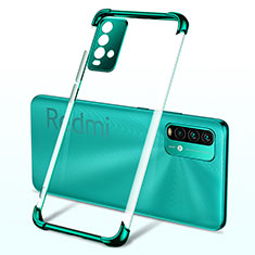 Funda Silicona Ultrafina Carcasa Transparente H02 para Xiaomi Redmi 9T 4G Verde