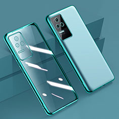 Funda Silicona Ultrafina Carcasa Transparente H02 para Xiaomi Redmi K40S 5G Verde