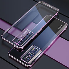 Funda Silicona Ultrafina Carcasa Transparente H02 para Xiaomi Redmi K60 5G Morado