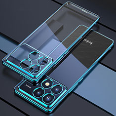 Funda Silicona Ultrafina Carcasa Transparente H02 para Xiaomi Redmi K70 5G Azul