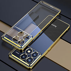 Funda Silicona Ultrafina Carcasa Transparente H02 para Xiaomi Redmi K70 5G Oro