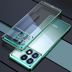 Funda Silicona Ultrafina Carcasa Transparente H02 para Xiaomi Redmi K70 Pro 5G Verde