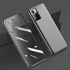 Funda Silicona Ultrafina Carcasa Transparente H02 para Xiaomi Redmi Note 10 Pro 5G Negro