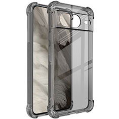 Funda Silicona Ultrafina Carcasa Transparente H03 para Google Pixel 8 5G Gris