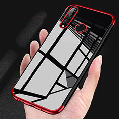 Funda Silicona Ultrafina Carcasa Transparente H03 para Huawei Enjoy 9s Rojo