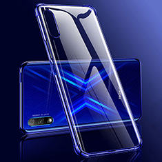 Funda Silicona Ultrafina Carcasa Transparente H03 para Huawei Honor 9X Azul