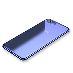 Funda Silicona Ultrafina Carcasa Transparente H03 para Huawei Honor View 10 Azul