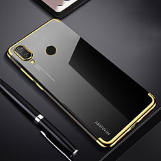 Funda Silicona Ultrafina Carcasa Transparente H03 para Huawei P Smart+ Plus Oro