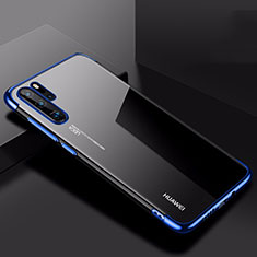 Funda Silicona Ultrafina Carcasa Transparente H03 para Huawei P30 Pro New Edition Azul