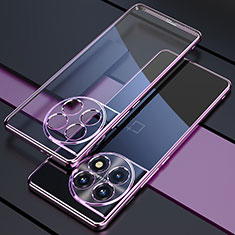 Funda Silicona Ultrafina Carcasa Transparente H03 para OnePlus Ace 2 5G Morado