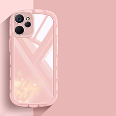 Funda Silicona Ultrafina Carcasa Transparente H03 para Realme 10T 5G Rosa