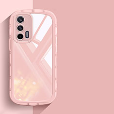 Funda Silicona Ultrafina Carcasa Transparente H03 para Realme GT 5G Rosa