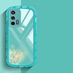 Funda Silicona Ultrafina Carcasa Transparente H03 para Realme GT Neo 5G Cian