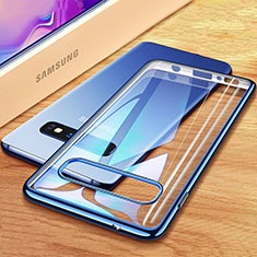 Funda Silicona Ultrafina Carcasa Transparente H03 para Samsung Galaxy S10 5G Azul