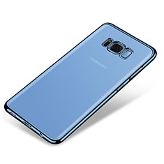 Funda Silicona Ultrafina Carcasa Transparente H03 para Samsung Galaxy S8 Azul