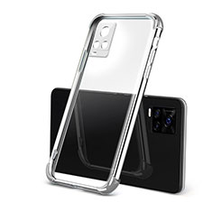 Funda Silicona Ultrafina Carcasa Transparente H03 para Vivo V20 Pro 5G Plata