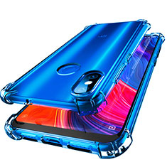 Funda Silicona Ultrafina Carcasa Transparente H03 para Xiaomi Mi 8 Azul