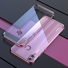 Funda Silicona Ultrafina Carcasa Transparente H04 para Huawei Honor 8X Rosa