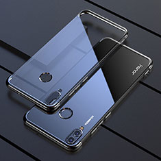 Funda Silicona Ultrafina Carcasa Transparente H04 para Huawei Honor View 10 Lite Negro