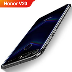 Funda Silicona Ultrafina Carcasa Transparente H04 para Huawei Honor View 20 Negro