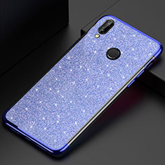 Funda Silicona Ultrafina Carcasa Transparente H04 para Huawei P20 Lite Azul