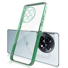 Funda Silicona Ultrafina Carcasa Transparente H04 para OnePlus 11 5G Verde