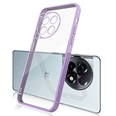 Funda Silicona Ultrafina Carcasa Transparente H04 para OnePlus 11R 5G Morado