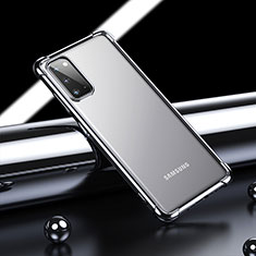 Funda Silicona Ultrafina Carcasa Transparente H04 para Samsung Galaxy S20 Negro