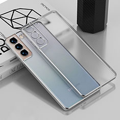 Funda Silicona Ultrafina Carcasa Transparente H04 para Samsung Galaxy S23 Plus 5G Plata
