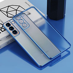 Funda Silicona Ultrafina Carcasa Transparente H04 para Samsung Galaxy S24 Plus 5G Azul