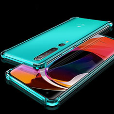 Funda Silicona Ultrafina Carcasa Transparente H04 para Xiaomi Mi 10 Verde