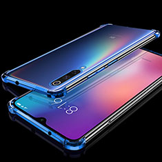 Funda Silicona Ultrafina Carcasa Transparente H04 para Xiaomi Mi 9 Lite Azul