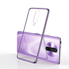 Funda Silicona Ultrafina Carcasa Transparente H04 para Xiaomi Poco X2 Morado