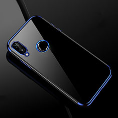 Funda Silicona Ultrafina Carcasa Transparente H04 para Xiaomi Redmi Note 7 Azul