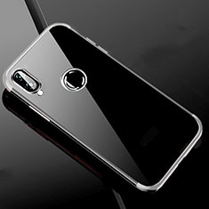 Funda Silicona Ultrafina Carcasa Transparente H04 para Xiaomi Redmi Note 7 Pro Plata