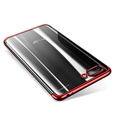 Funda Silicona Ultrafina Carcasa Transparente H05 para Huawei Honor 10 Rojo