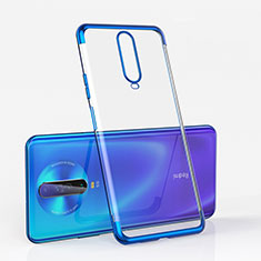 Funda Silicona Ultrafina Carcasa Transparente H05 para Xiaomi Poco X2 Azul