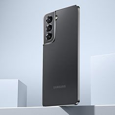 Funda Silicona Ultrafina Carcasa Transparente H07 para Samsung Galaxy S22 5G Negro