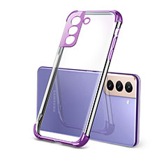 Funda Silicona Ultrafina Carcasa Transparente H09 para Samsung Galaxy S23 5G Morado