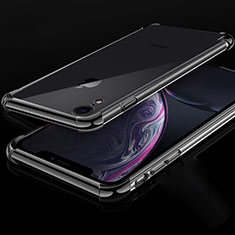 Funda Silicona Ultrafina Carcasa Transparente HC07 para Apple iPhone XR Negro