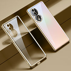 Funda Silicona Ultrafina Carcasa Transparente LD1 para Huawei Honor 80 5G Oro