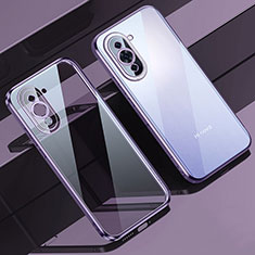 Funda Silicona Ultrafina Carcasa Transparente LD1 para Huawei Nova 10 Morado